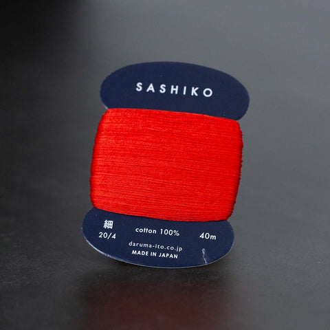 Sashiko Thread Red