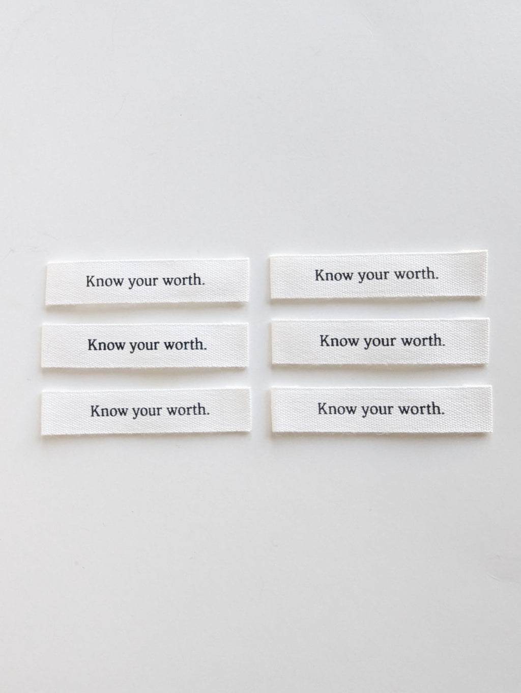 Know Your Worth
