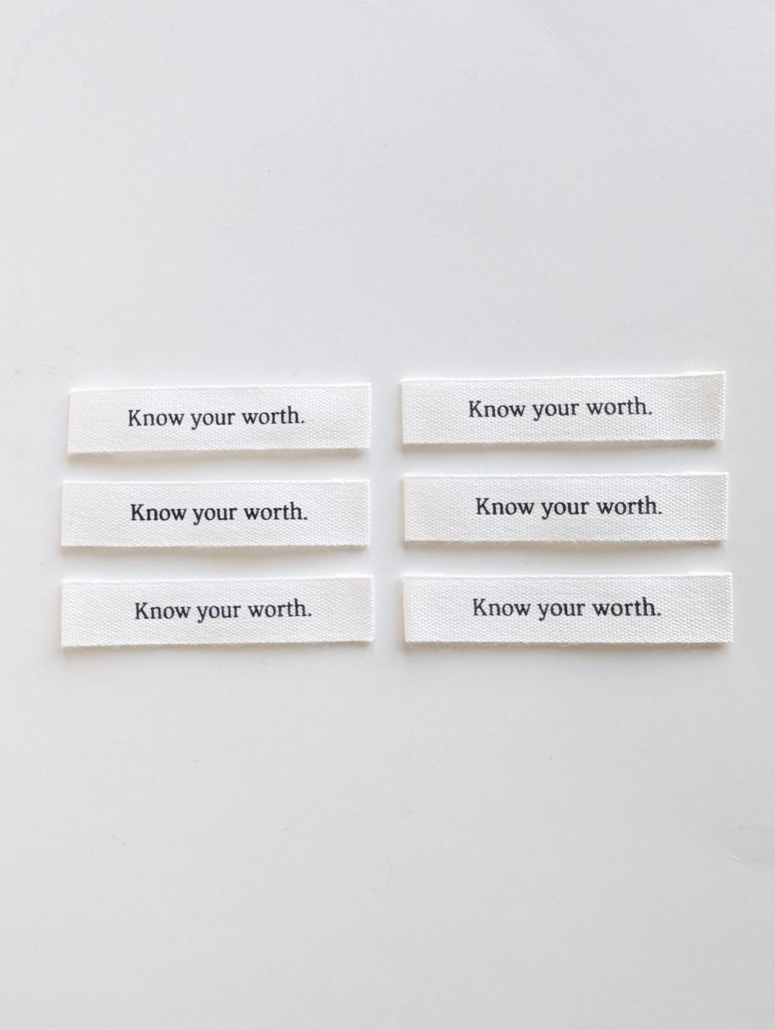 Know Your Worth