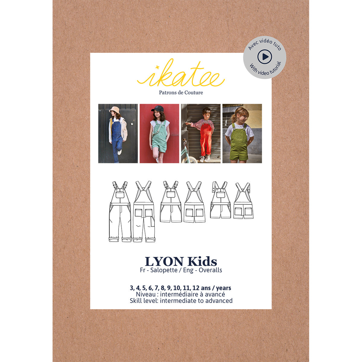 Lyon Kids Overalls — 3-12Y