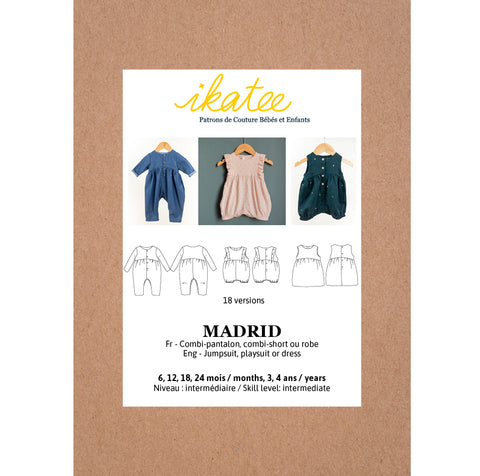 Madrid Jumpsuit/Playsuit - Unisex 6m-4Y