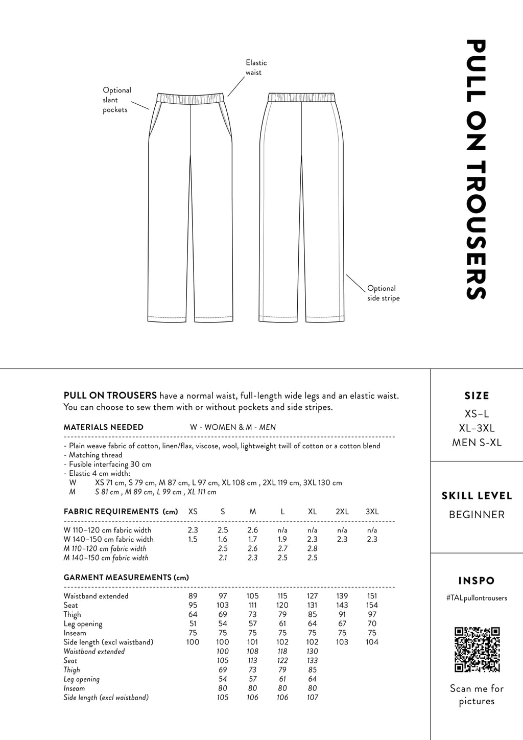 Pull On Trousers
