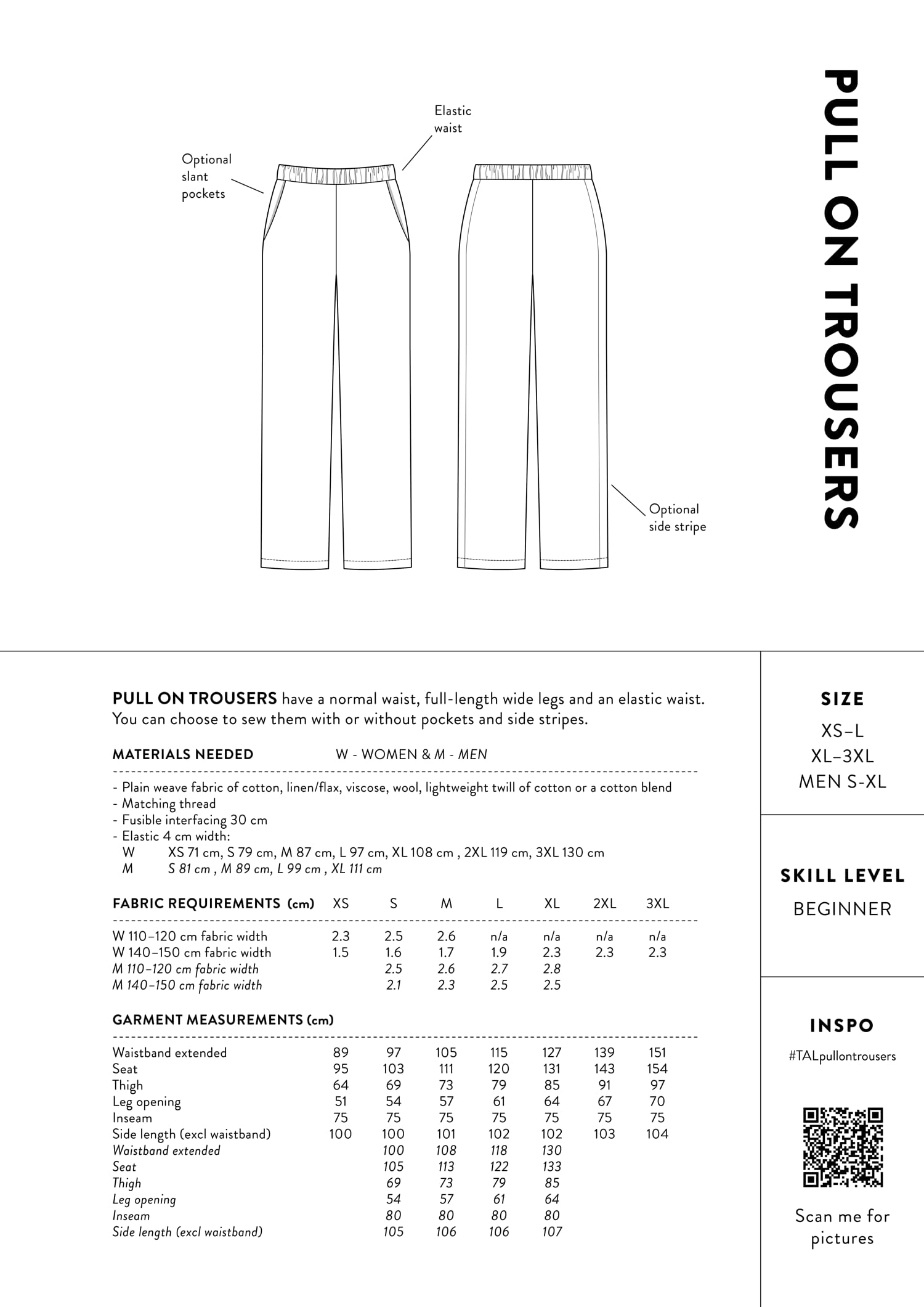 Pull On Trousers Men's (Discontinued)