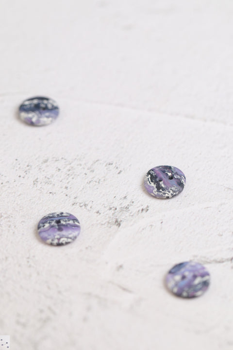 Mottled 2 Hole Purple