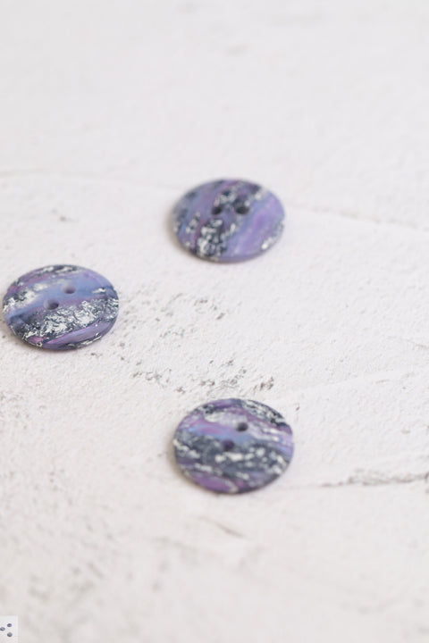Mottled 2 Hole Purple