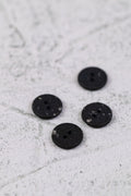 Rock Textured Button Black