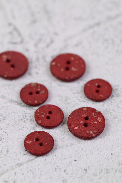 Rock Textured Button Red