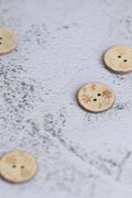 Coconut 2 Hole Small Flowers Natural