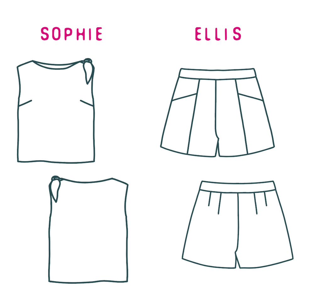Sophie & Ellis Top & Shorts
