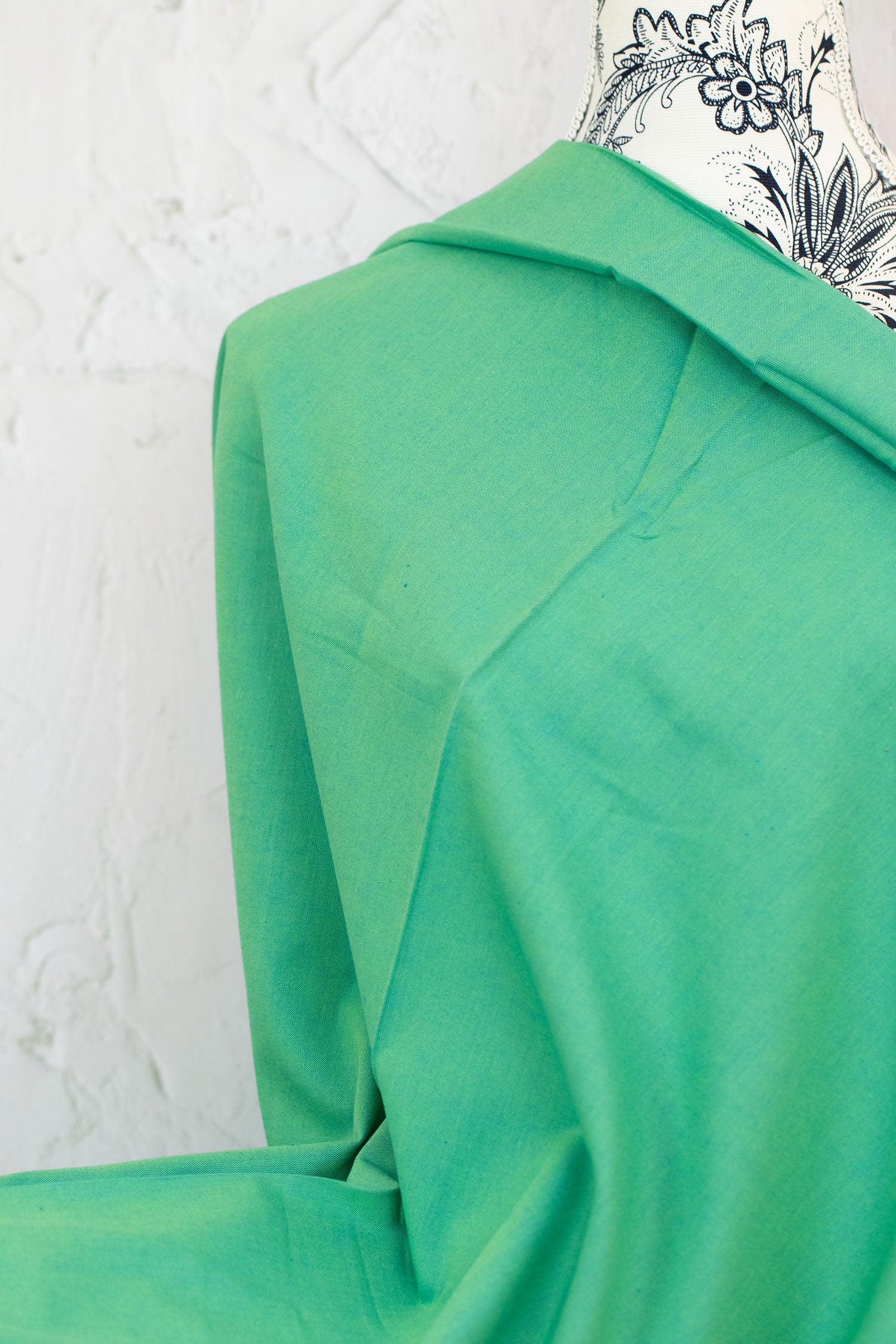 Artisan Cotton Solid by Another Point of View Green Blue