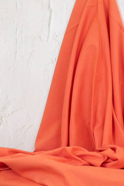 Artisan Cotton Solid Red Orange / Coral