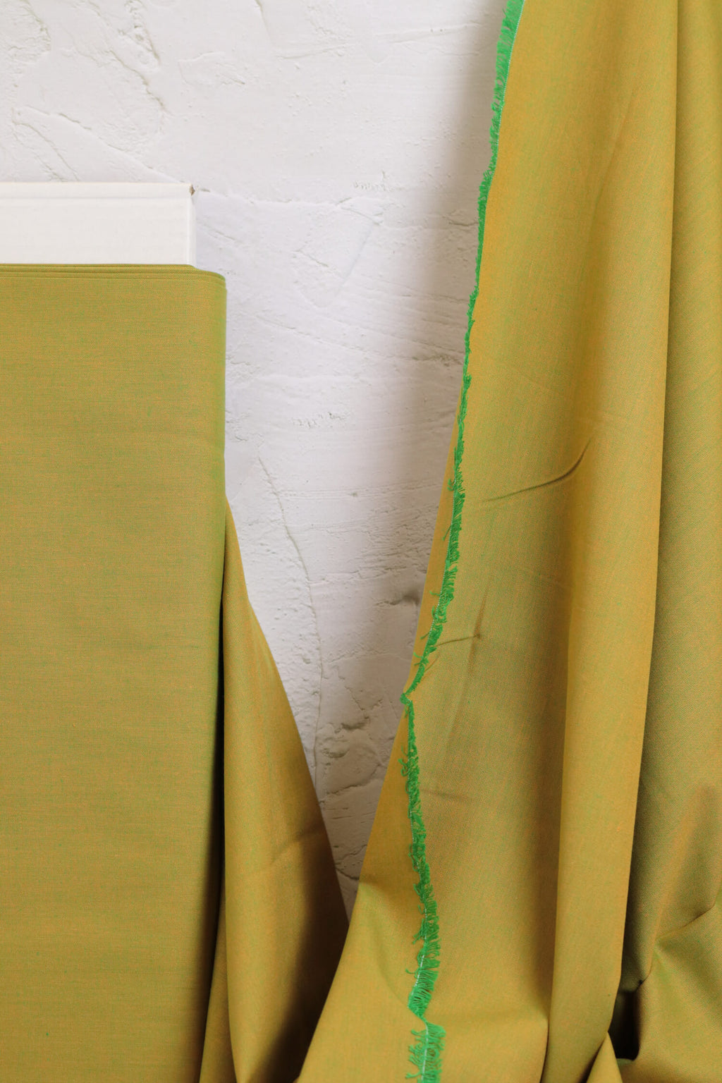 Artisan Cotton Solid by Another Point of View Green/Cheddar