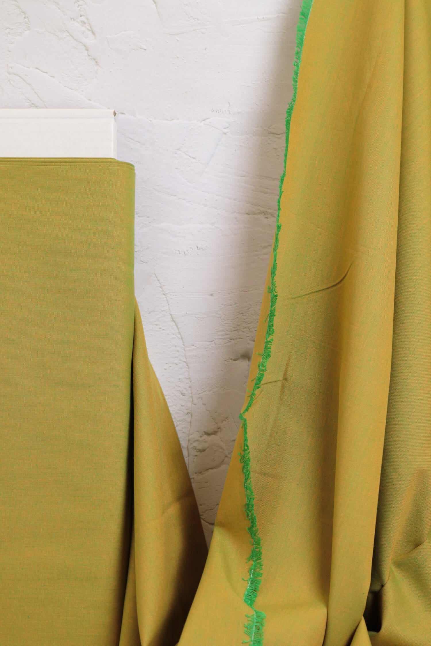 Artisan Cotton Solid by Another Point of View Green/Cheddar