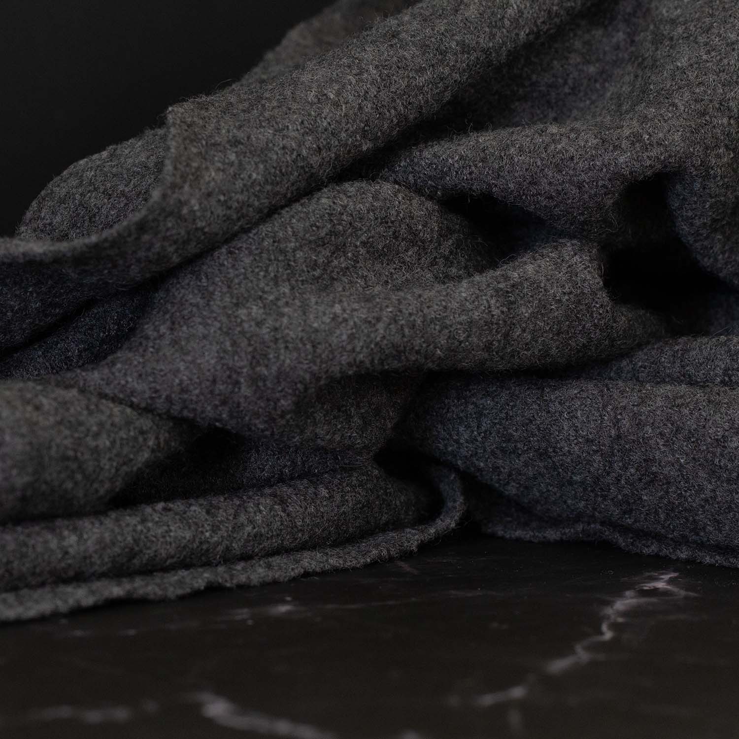 Boiled Wool Dark Grey (Remnant)