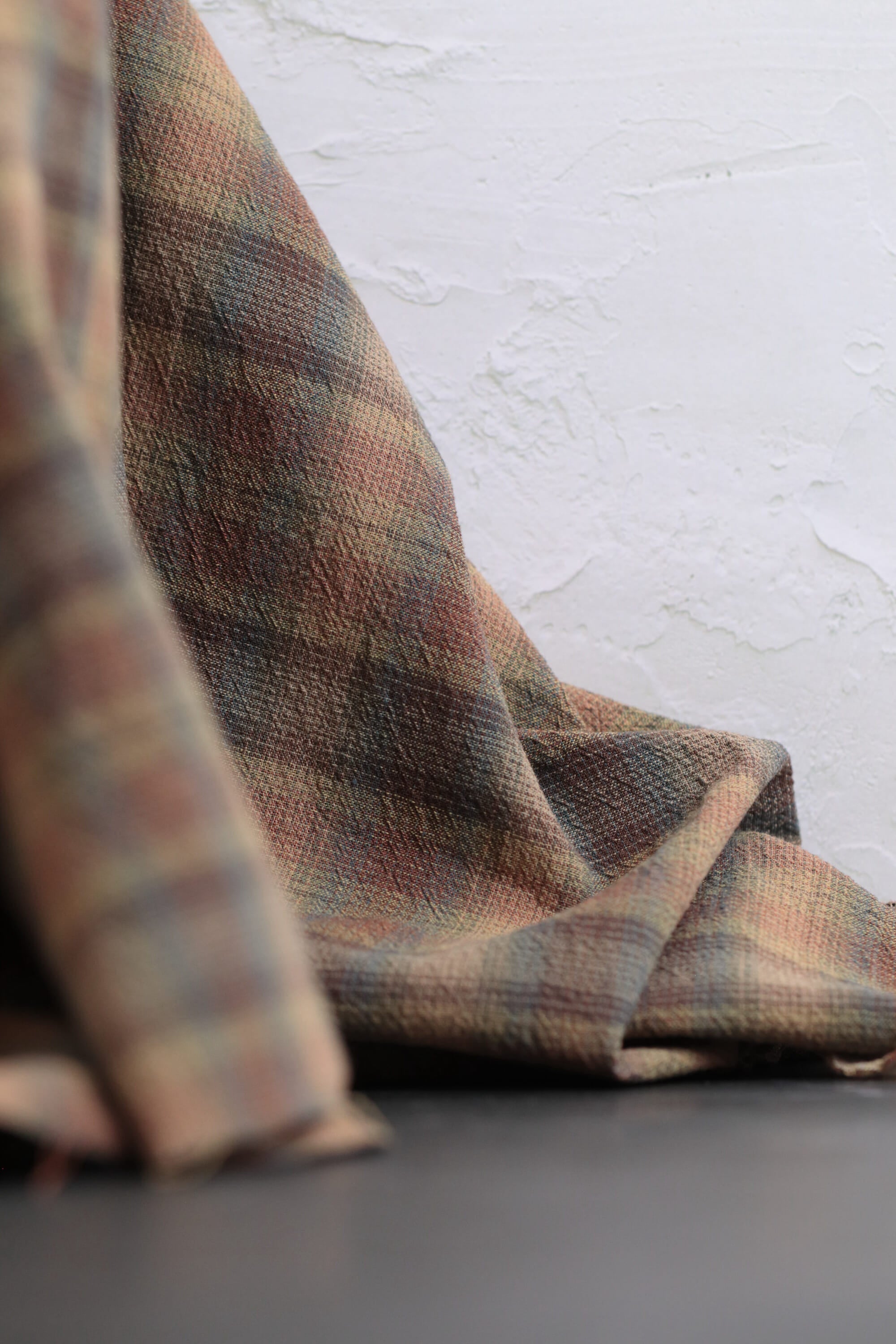 Yarn Dyed Cotton Check Brown/Green