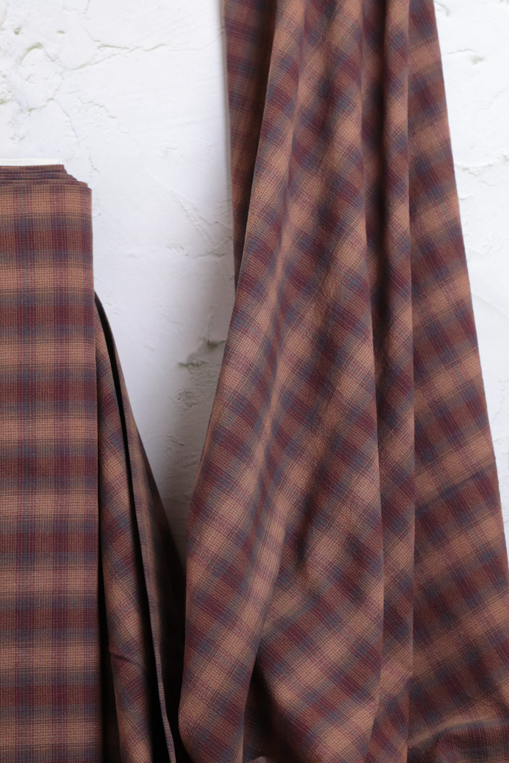 Yarn Dyed Cotton Check Blue/Red