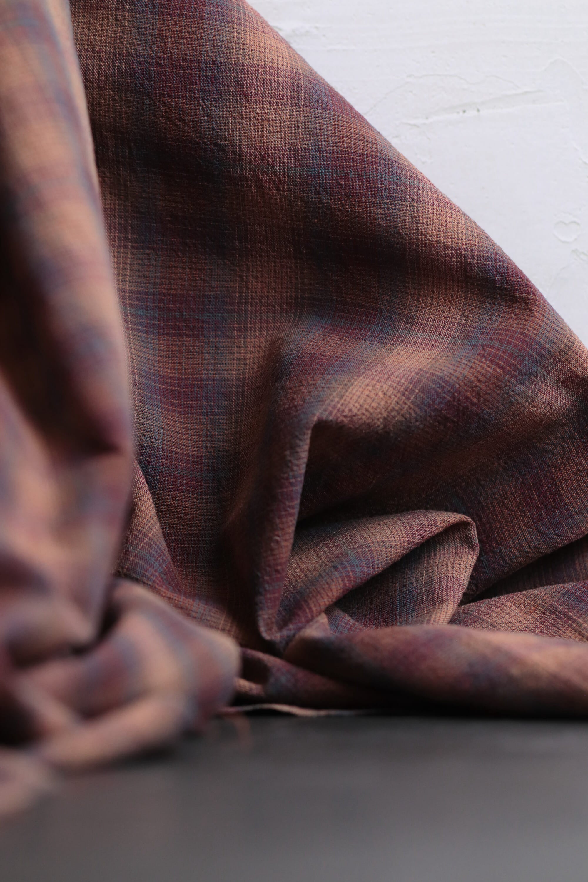 Yarn Dyed Cotton Check Blue/Red