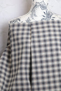 Yarn Dyed Cotton Check Grey/Natural