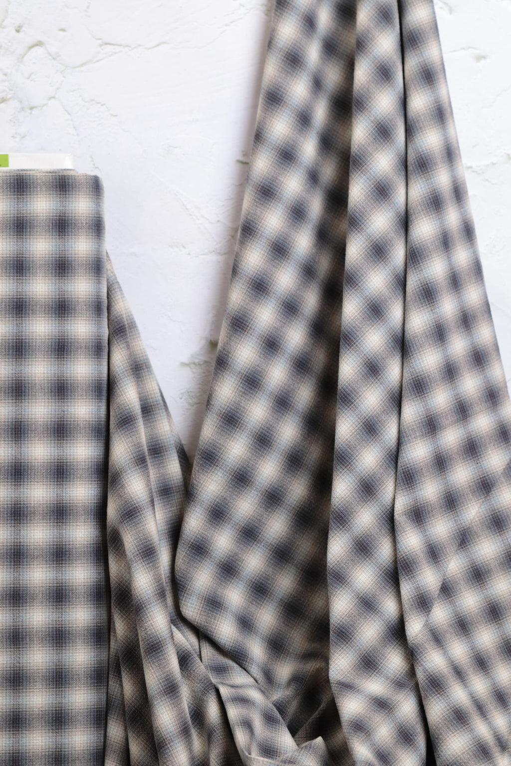 Yarn Dyed Cotton Check Grey/Natural