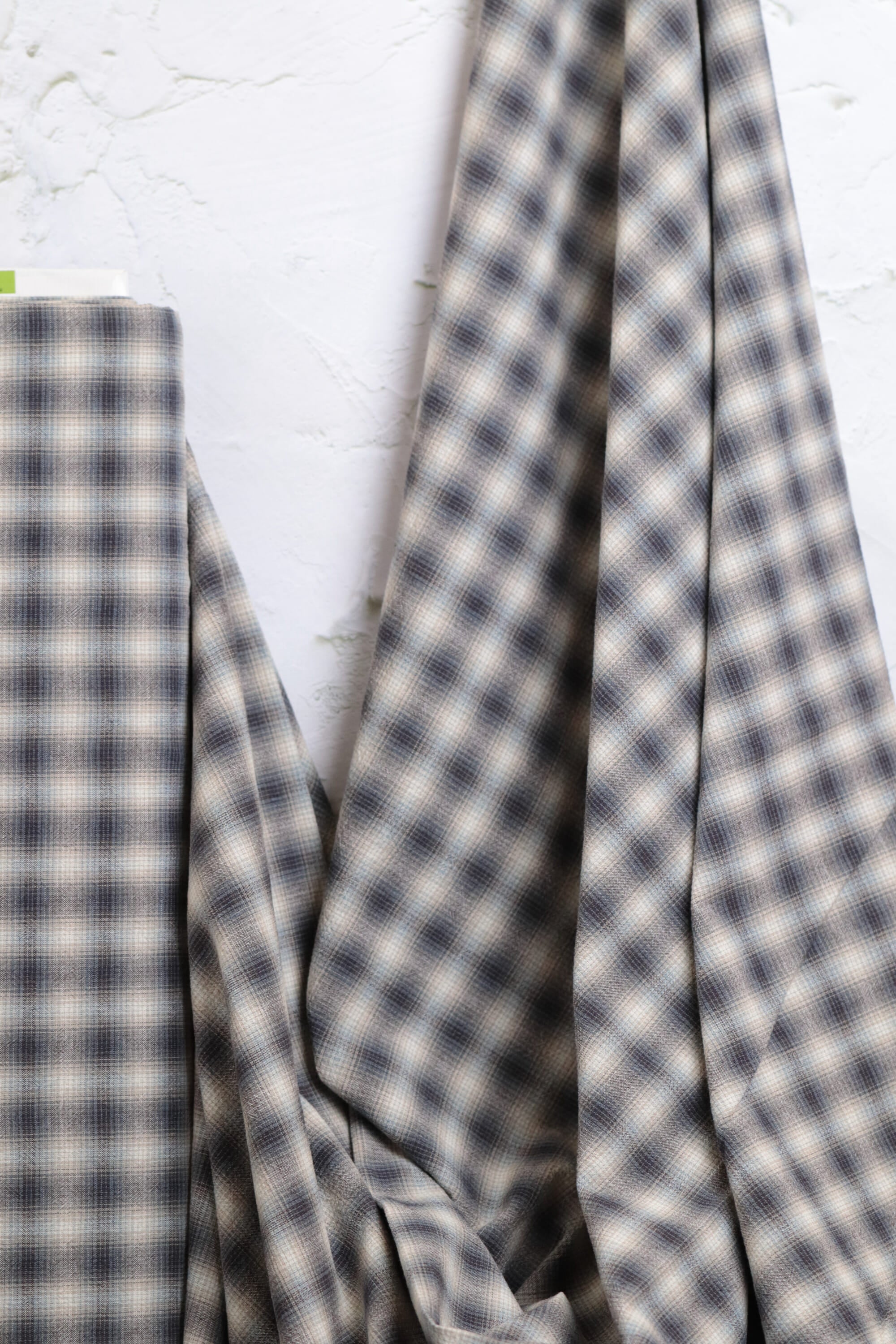 Yarn Dyed Cotton Check Grey/Natural