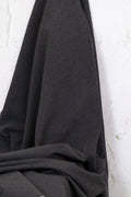 Textured Yarn-Dyed Cotton Twill Charcoal