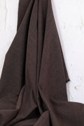 Textured Yarn-Dyed Cotton Twill Dark Purple