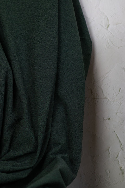 Textured Cotton Twill Teal