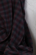 Yarn Dyed Check Cotton Plum/Blue
