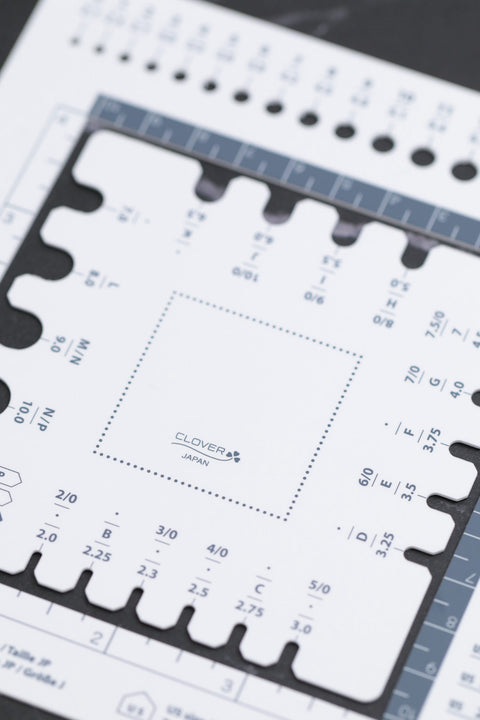Swatch Ruler and Needle Gauge