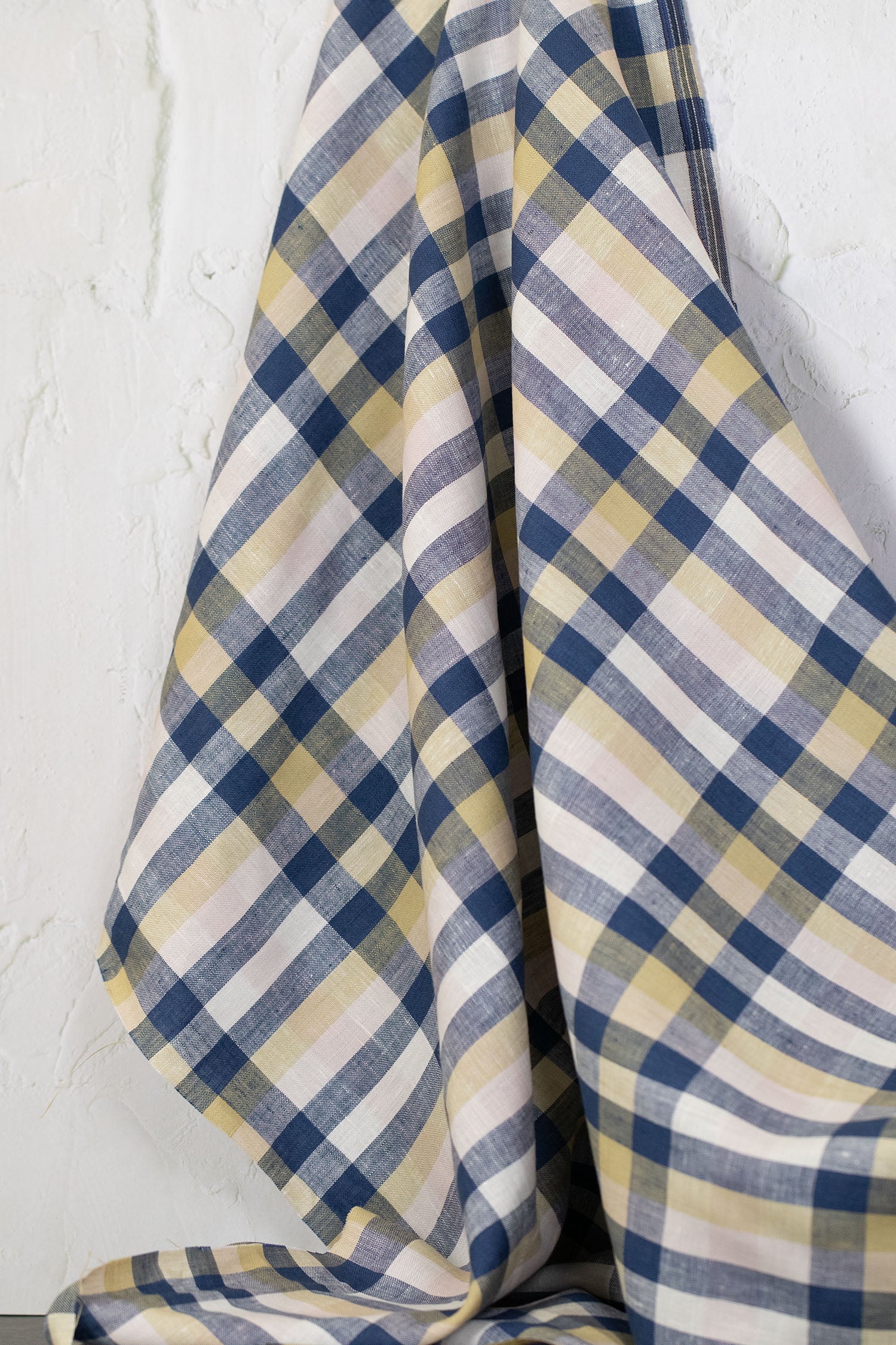 Colette Yarn Dyed Linen Check Multi