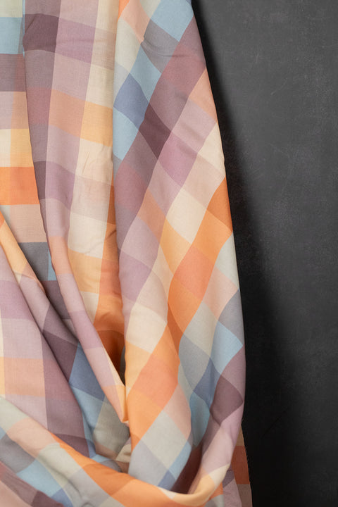 Color Blocks Haze in Rayon