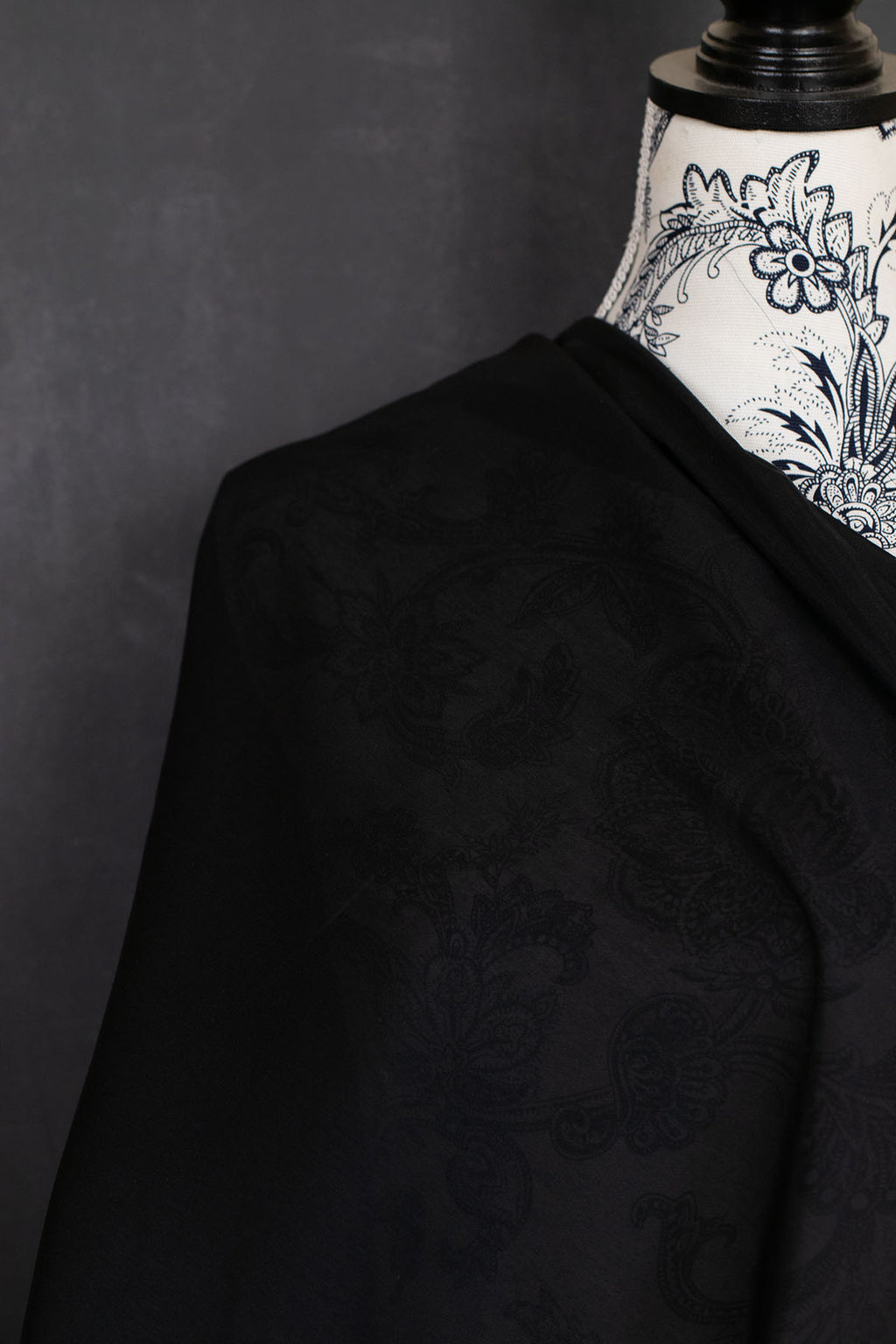Cotton/Silk Voile Black