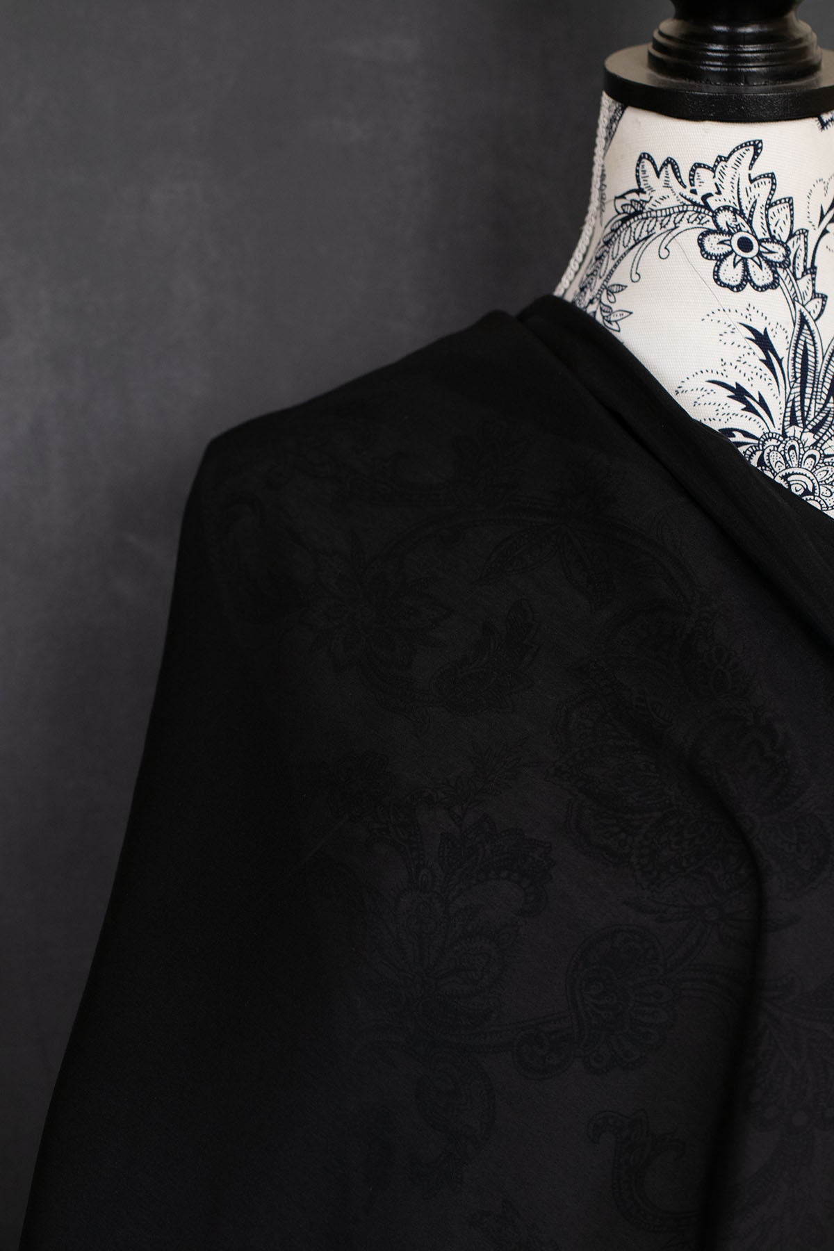 Cotton/Silk Voile Black