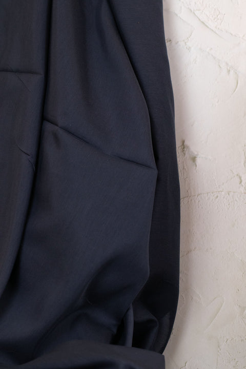 Cotton/Silk Voile Navy