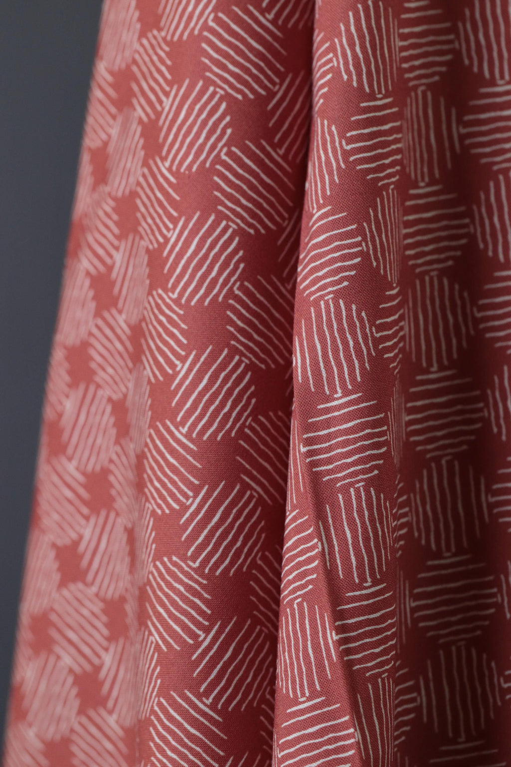 Woven Geometric - Terracotta