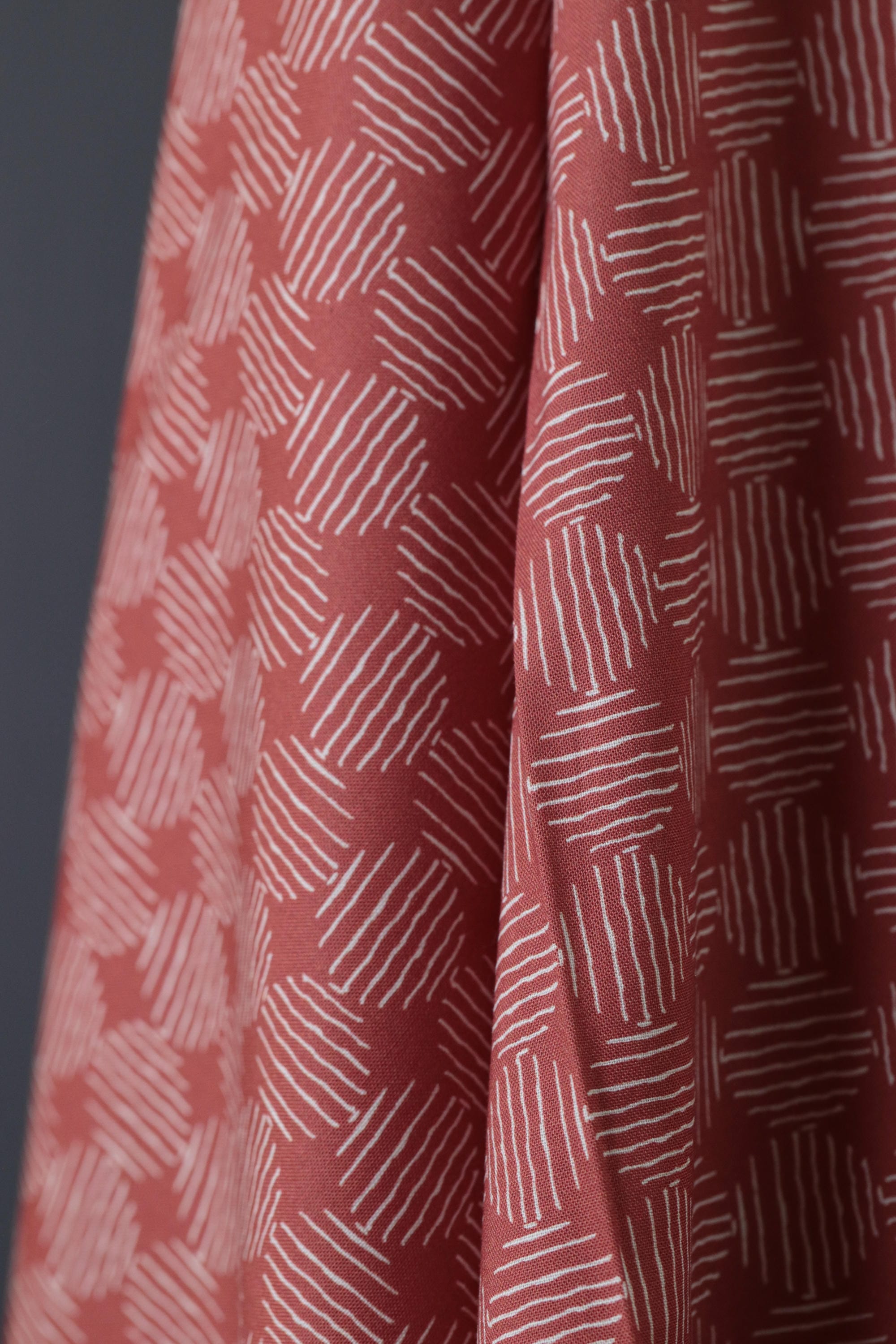 Woven Geometric - Terracotta