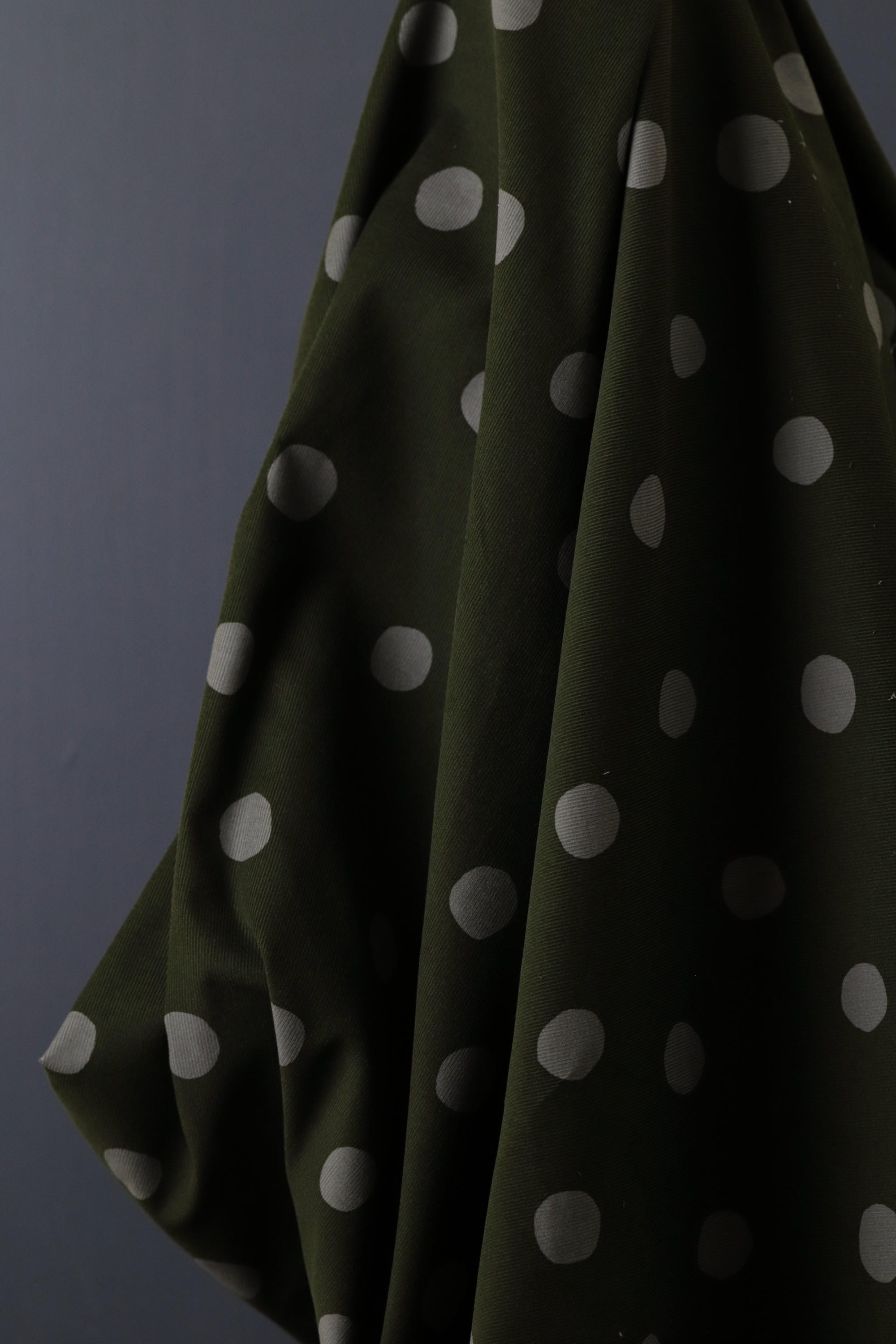 Hand-painted Circles Corduroy