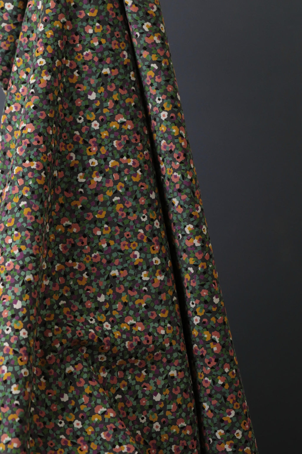 Geometic Floral Corduroy