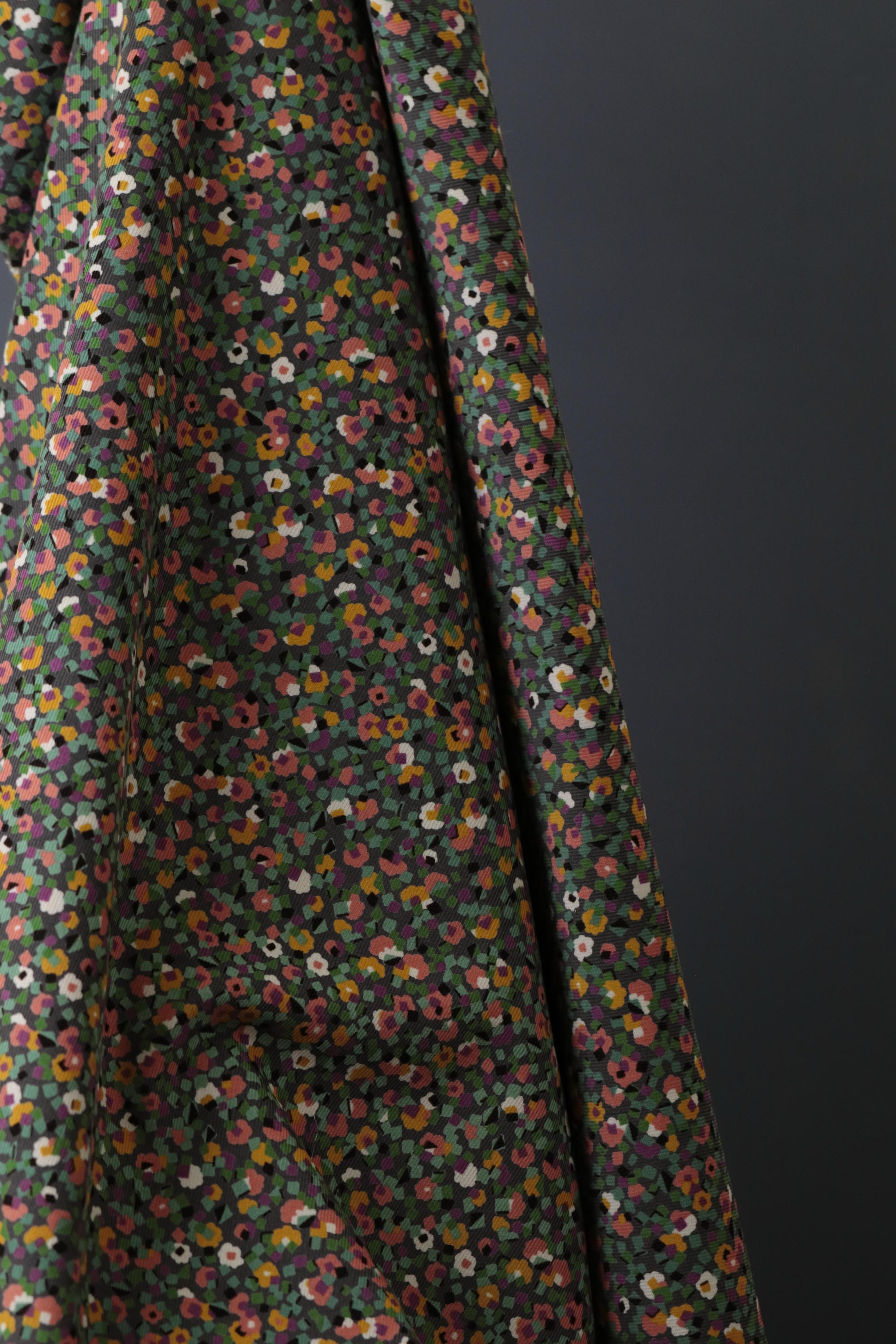 Geometic Floral Corduroy