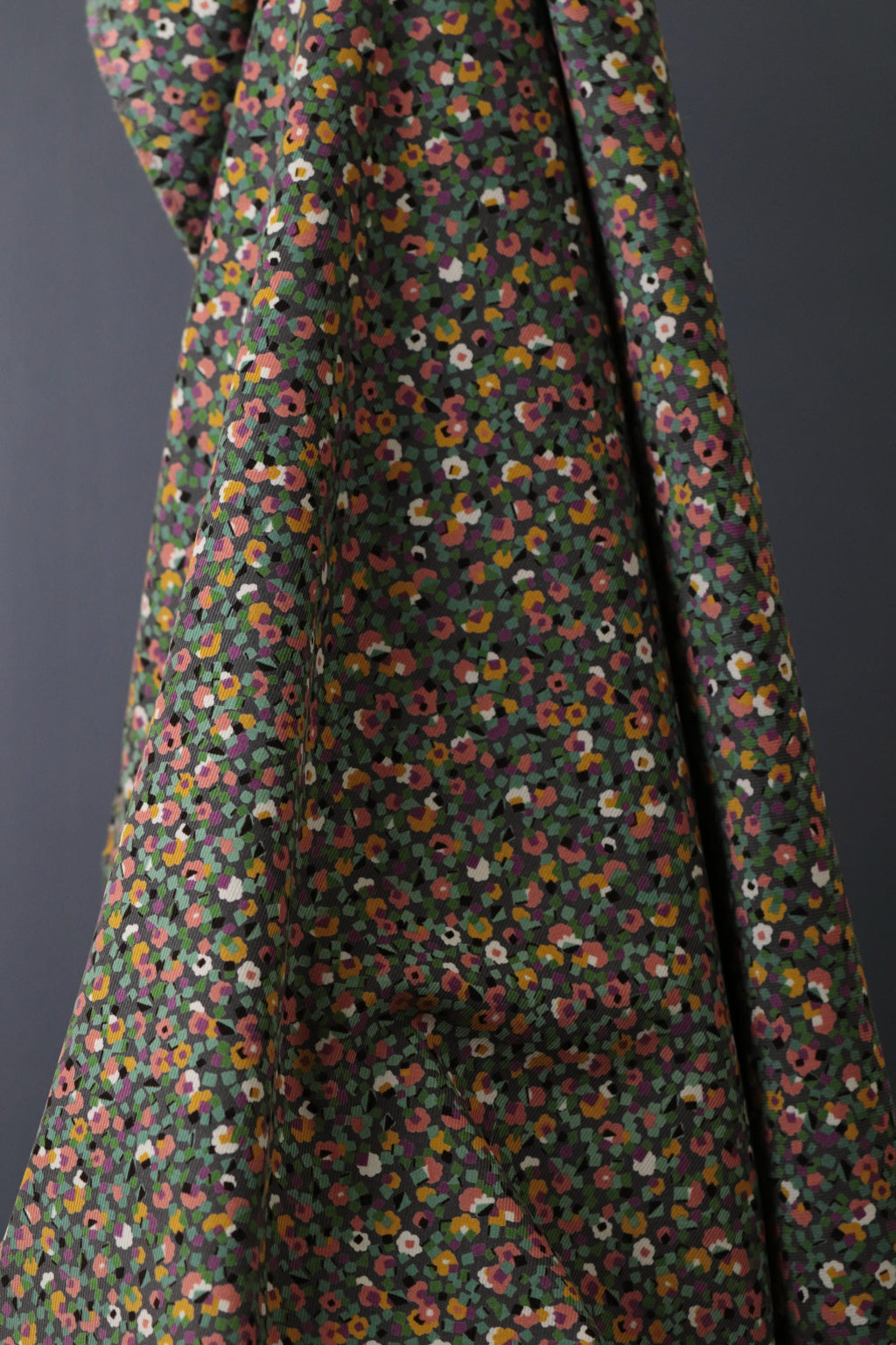 Geometic Floral Corduroy