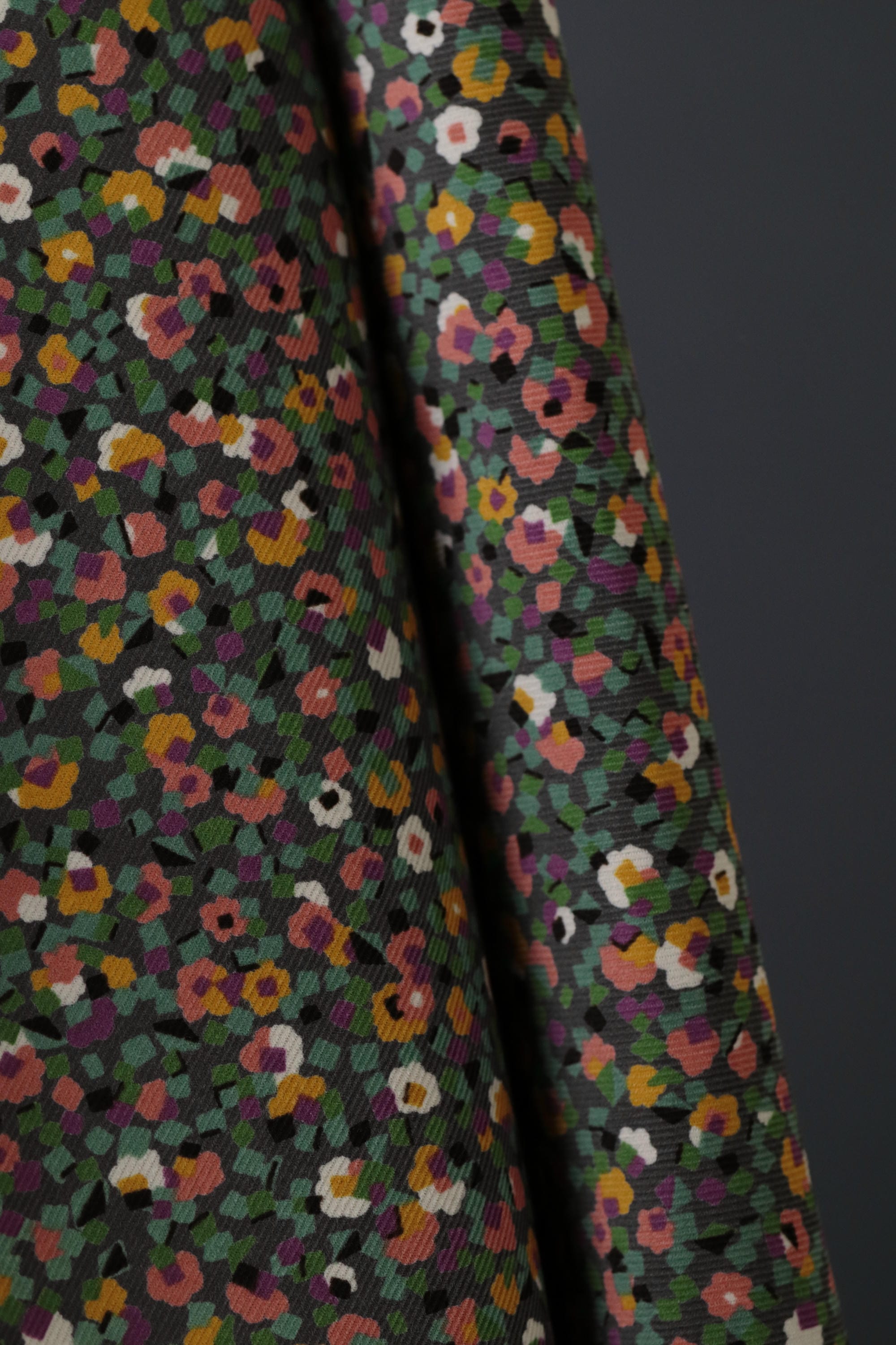 Geometic Floral Corduroy