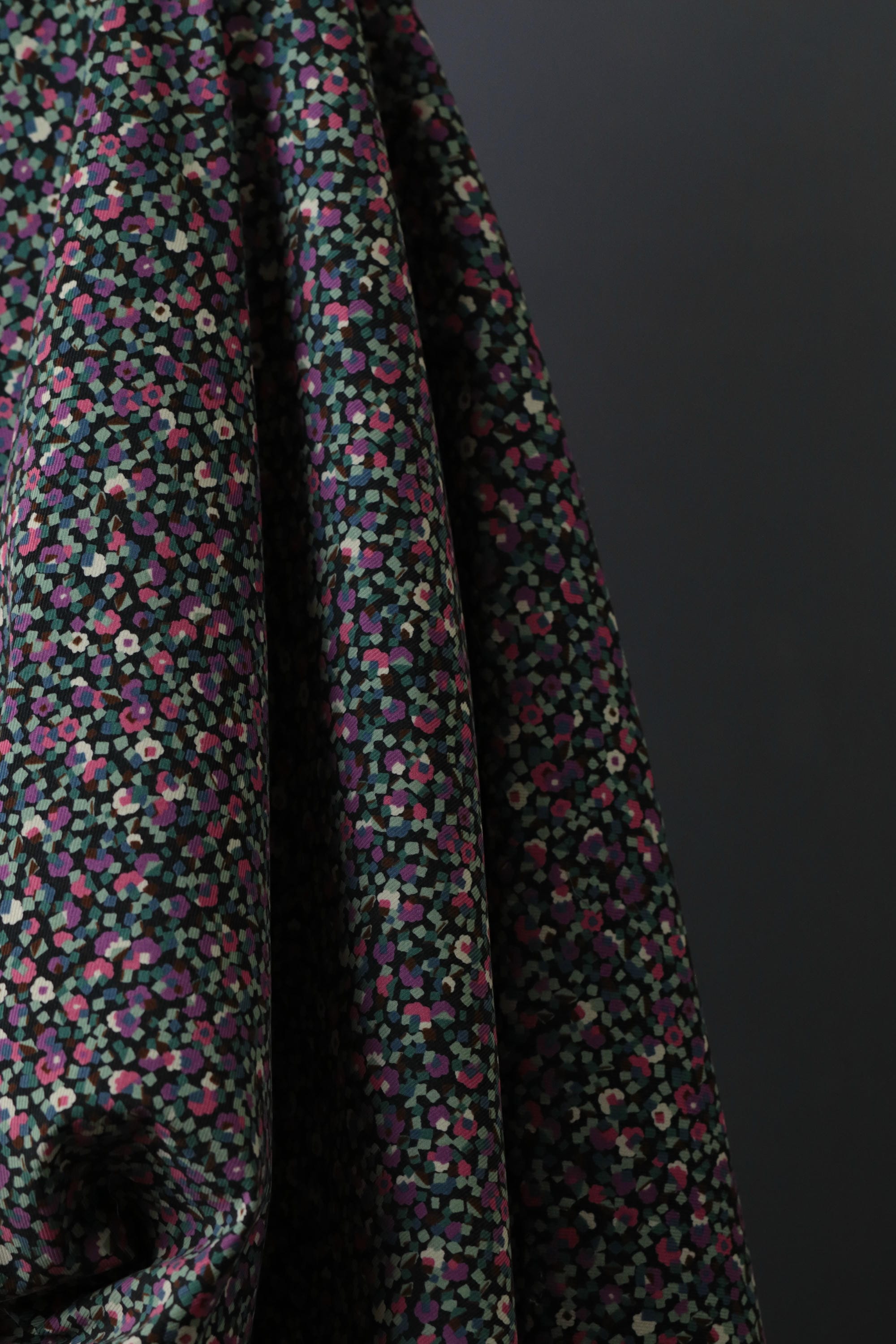 Geometic Floral Corduroy