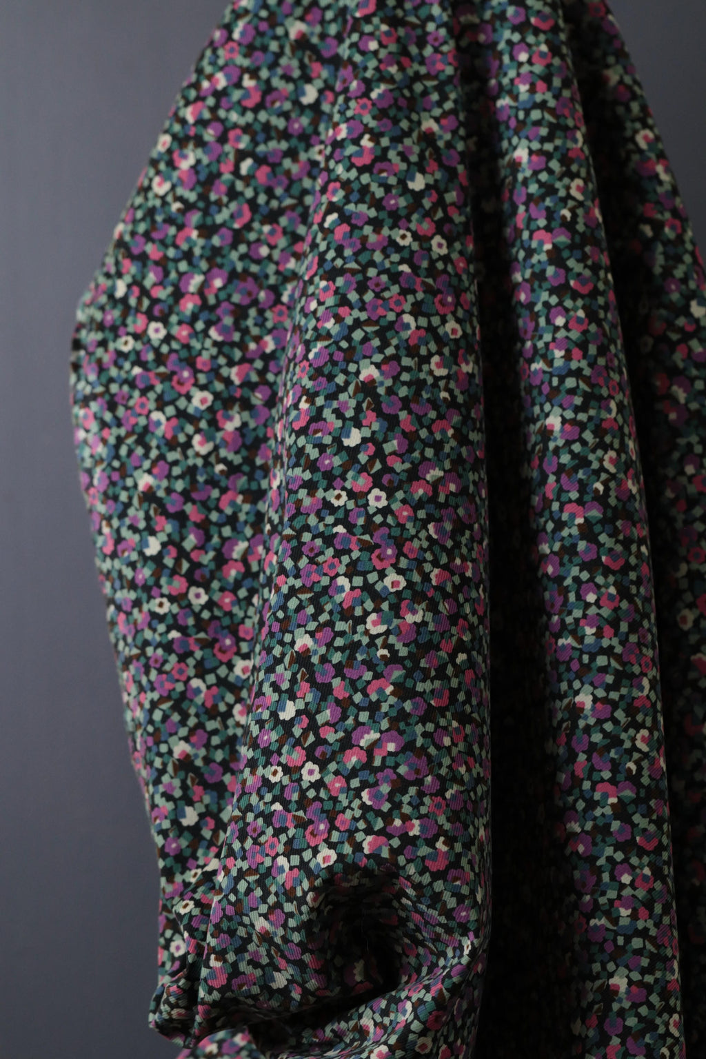 Geometic Floral Corduroy