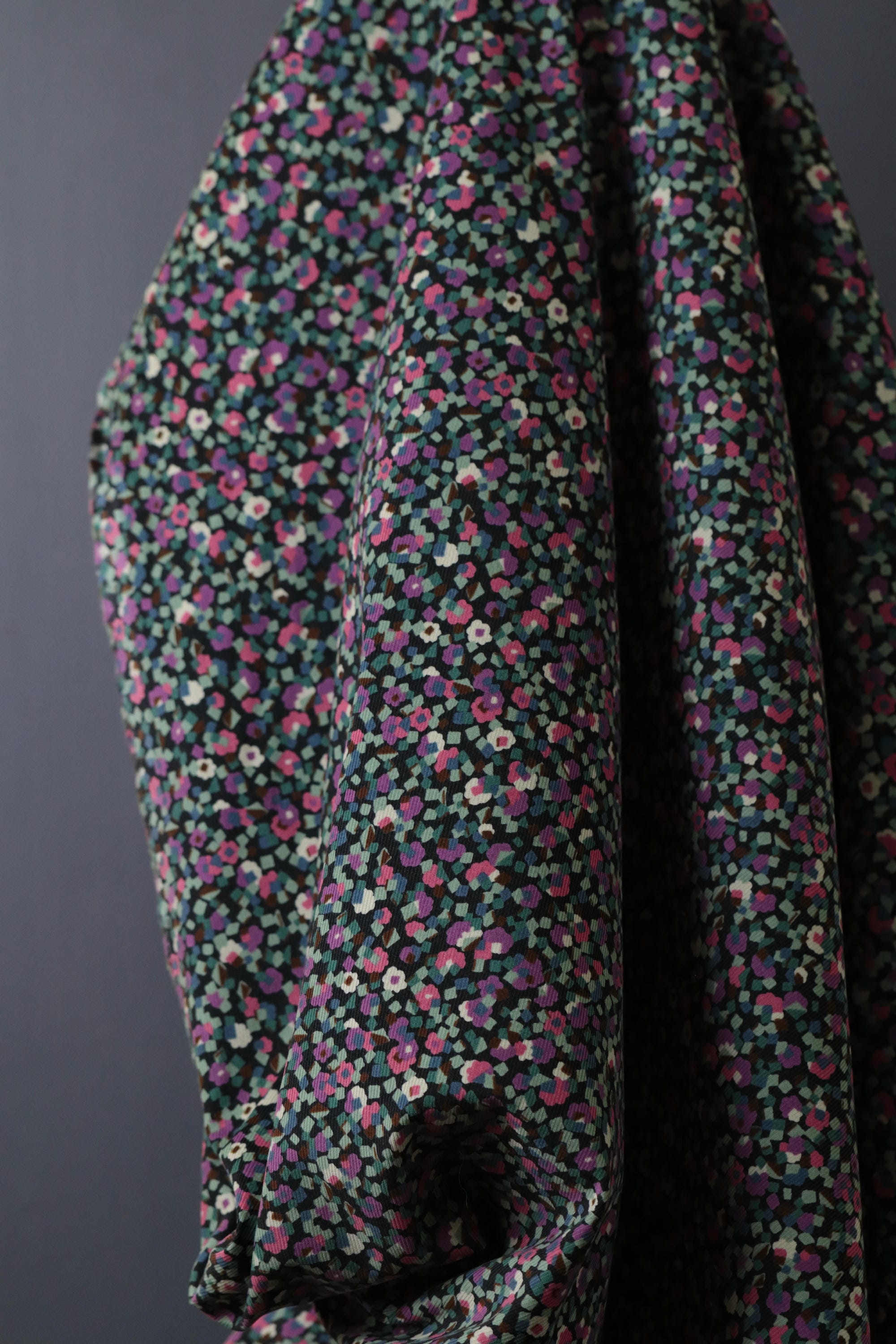 Geometic Floral Corduroy