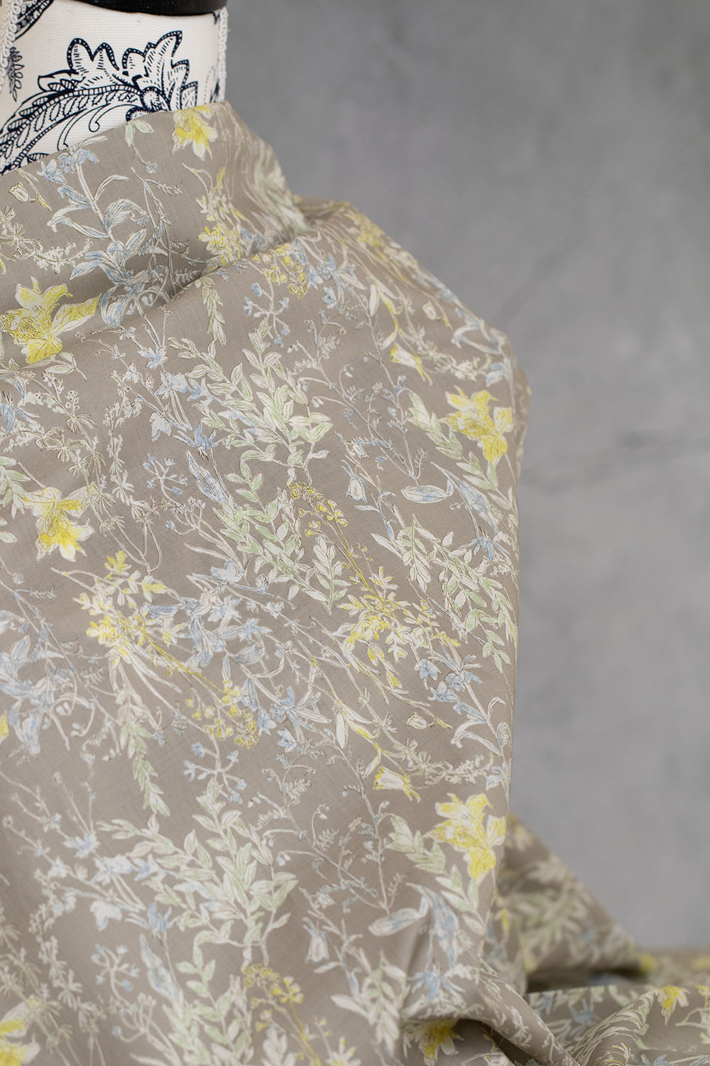 OSKikkä Printed Cotton Lawn Beige