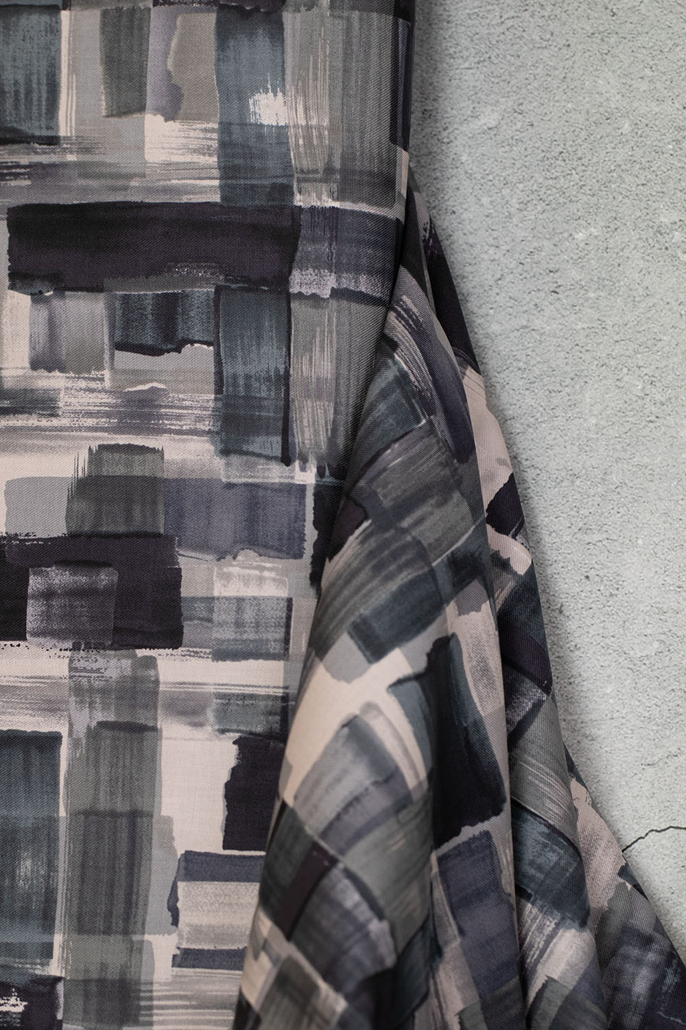 OSKikkä Printed Brushed Cotton Grey