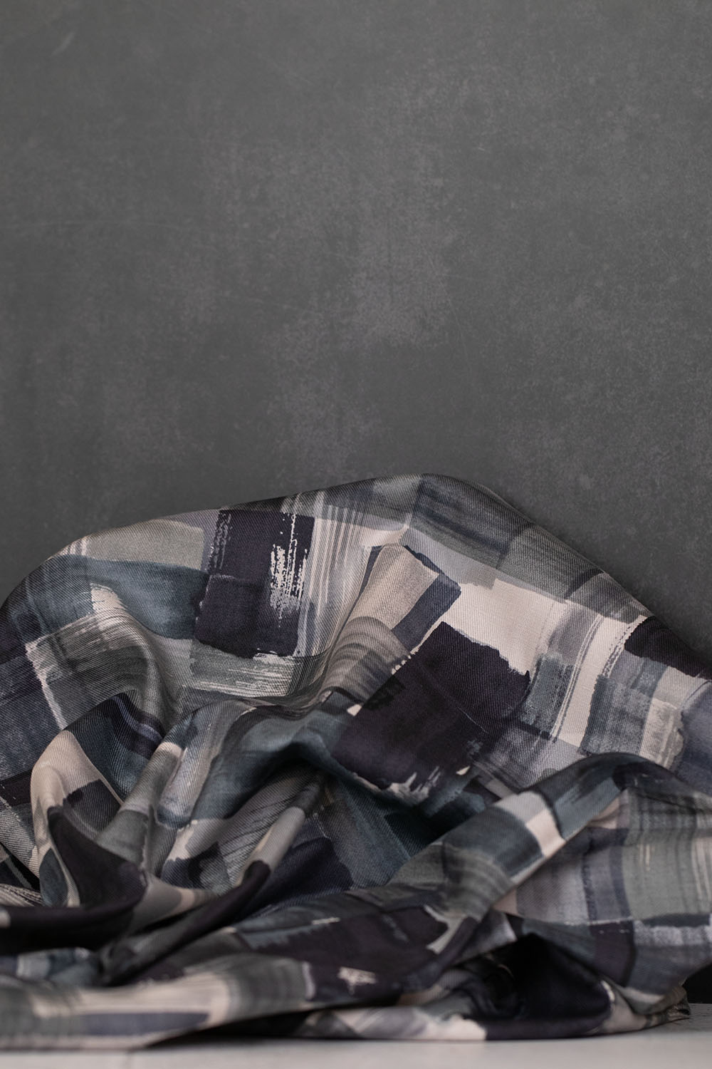 OSKikkä Printed Brushed Cotton Grey