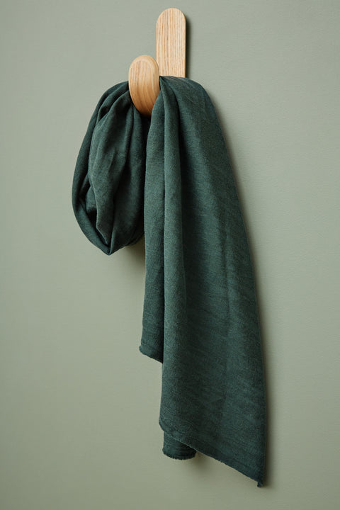 Hoya Jacquard Linen Blend Deep Green