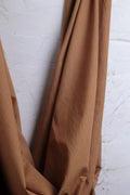 Indian Handwoven Cotton Check Brown (Remnant)