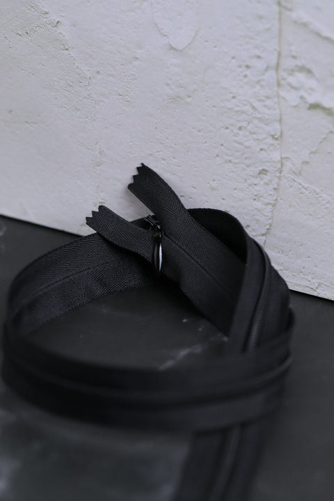 Medium-Duty Invisible Zip 55cm Black